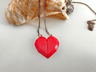 Valentine’s Split Heart Necklace – Share the Love