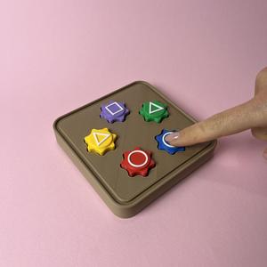 Squid Game Gonggi Catching Toy, Clicker Game & Keychain Version