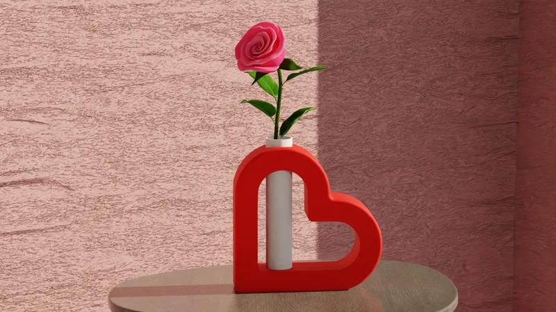 Heart Vase – Flower Vase (Decoration)