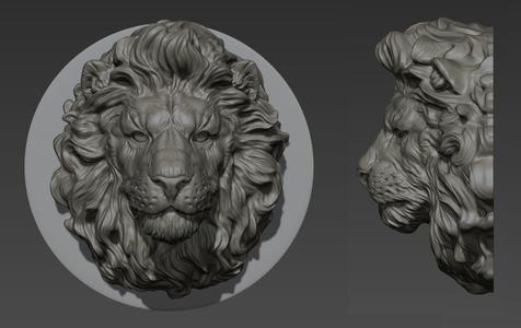 Lion head  for pendant