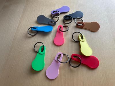 Shopping Cart Coin Key Chain (Canada)