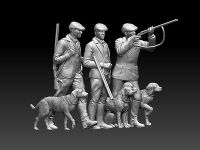 HUNTERS AND DOGS
