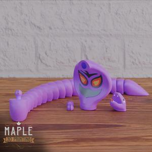 Articulating Arbok – Print in Place