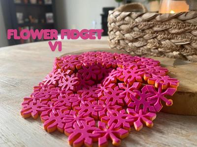 Fabric Flower Fidget V1 - Print in Place!