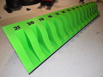 Magnetic Wrench Organizer