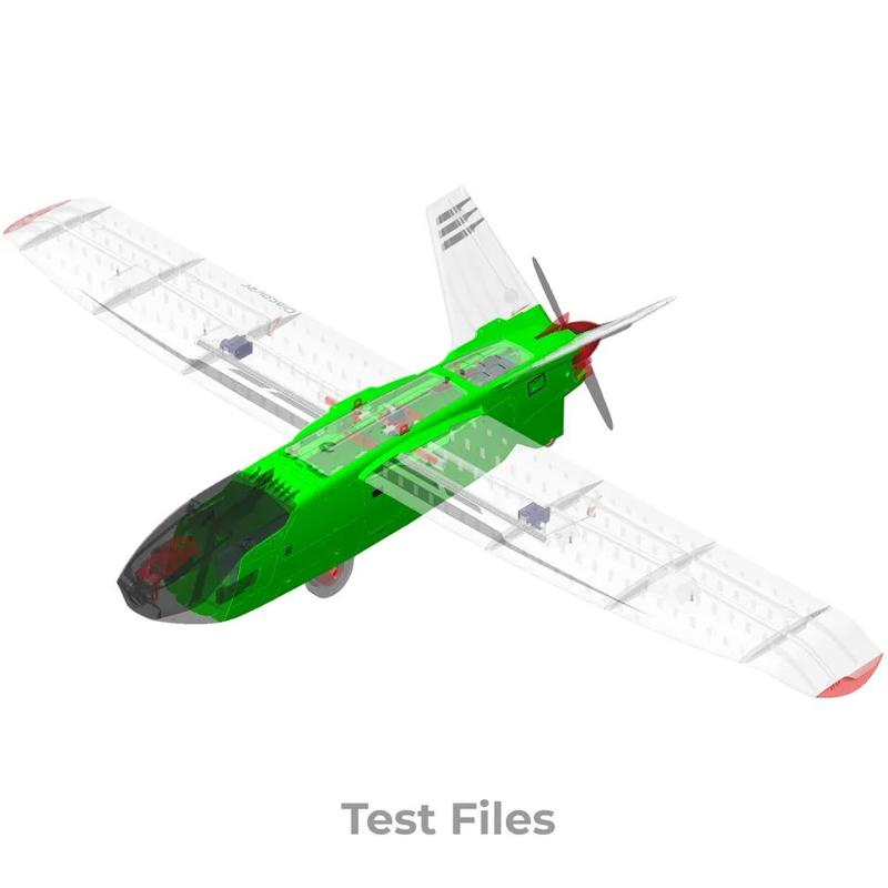 Discover V2 1200 mm Cinematic FPV Plane – Test Files