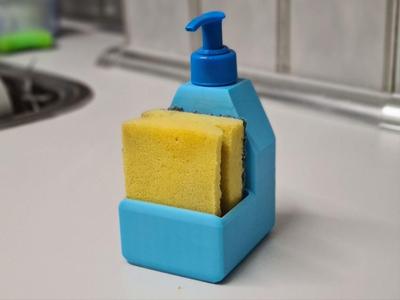 Soap Dispenser with Sponge Holder