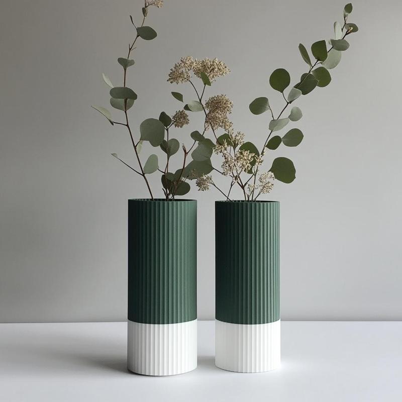 Dual Flower Vase for Minimalist Decor