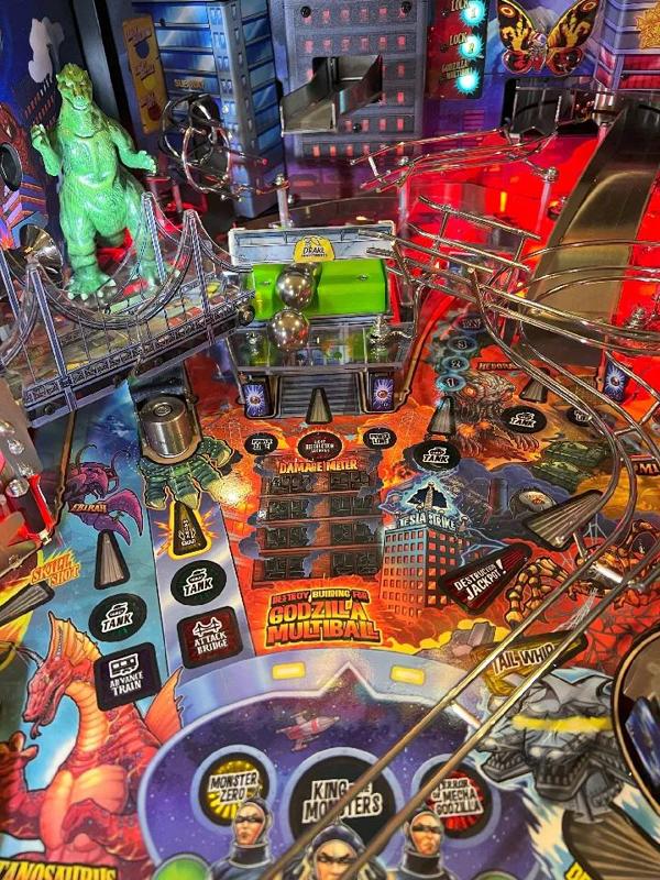 Stern Godzilla Premium/LE Pinball Multi-Ball Building Modification