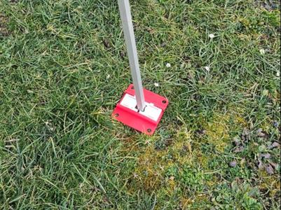 Anchor Plate for Awnings, Tents, and Gazebos