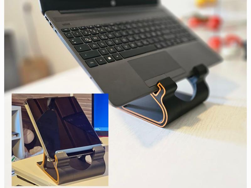 Ergonomic Laptop and Tablet Stand