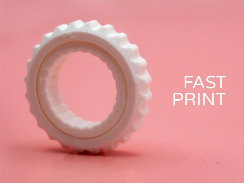 Fidget Spin Ring by Pork3D.com