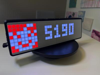 DIY Social Media Follower Display (Awtrix)