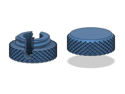 Knurled Cable Clips - Circular Wire Mounts 7-10mm