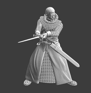 Medieval Hospitaller Knight – two hand sword