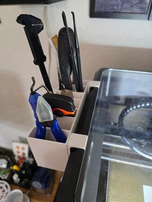 Tool holder basket for Flashforge Adventurer 5M with enclosure