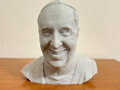 Pope Francis Statue