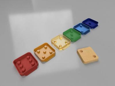 Roll the dice cookies cutter (6x set)   