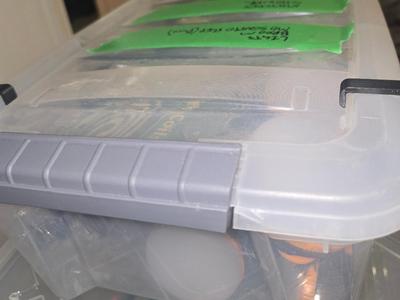 Costco Small Clear Bin - Securement Hook