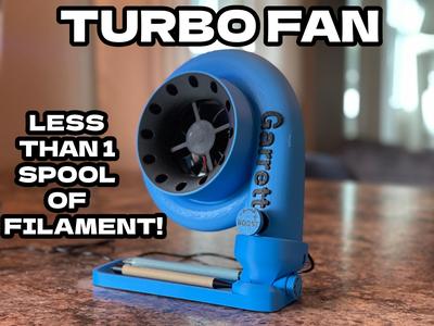 Turbo Charger Desk Fan