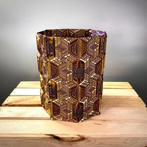 Mosaic Chevron Ripple Vase