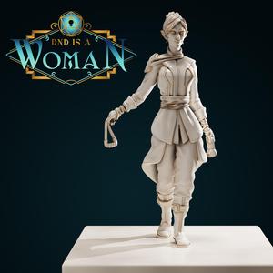 Elf Rogue – Roshia – 28/32mm and 75mm