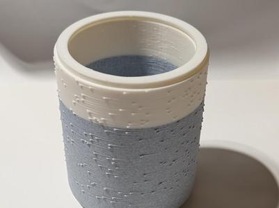 Cardboard Spool as filament infill for Flower Pot 