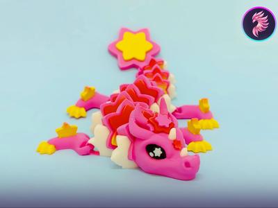 Starry Flexi Dragon Cute, Unique & Magical!