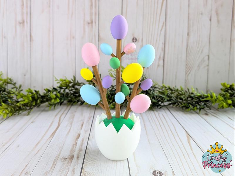 Whimsical Easter Egg Tree