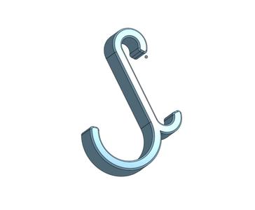 30mm Wire Shelf Hook