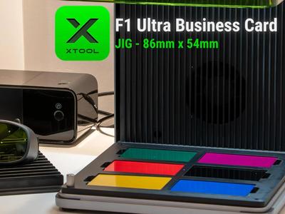 xTool F1 Ultra Business Card Jig